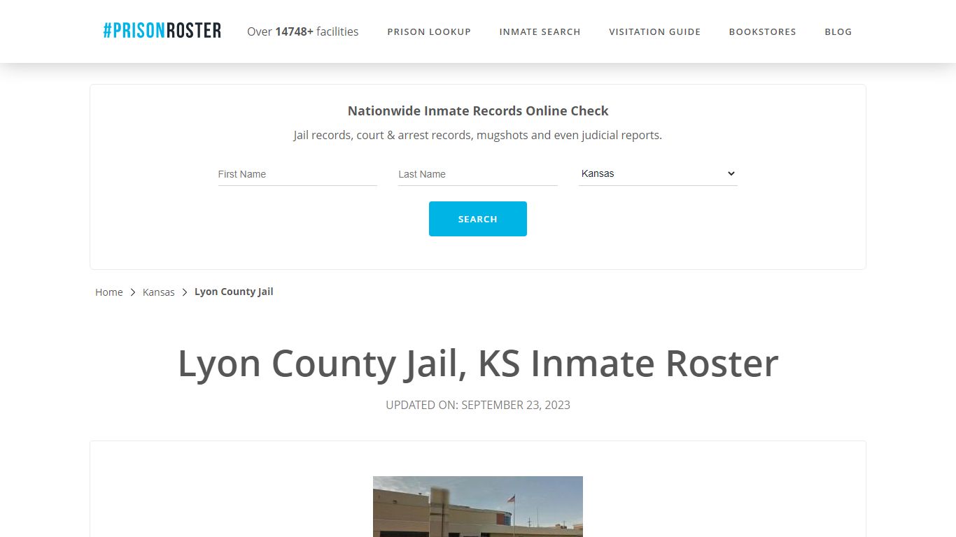 Lyon County Jail, KS Inmate Roster - Prisonroster