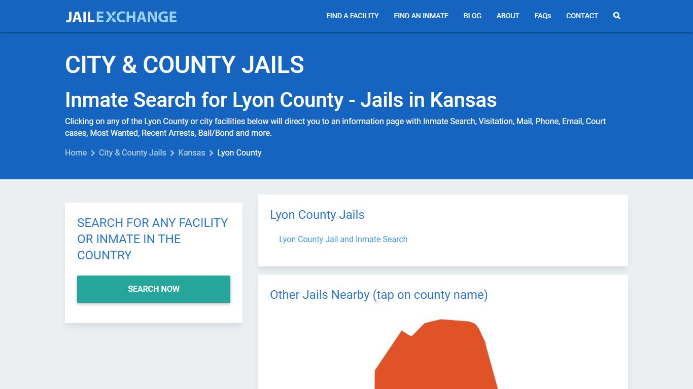 Inmate Search for Lyon County | Jails in Kansas - Jail Exchange